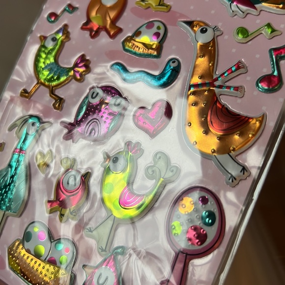 Creative & Fun Birds Stickers Hearts Sticker Puffy Stickers - Picture 6 of 9